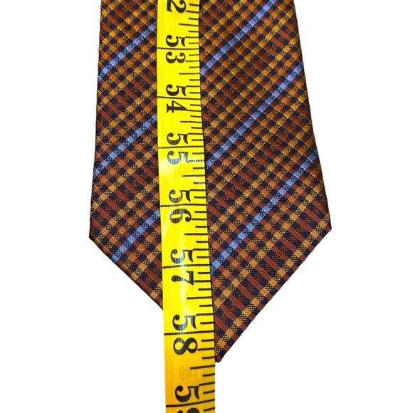 Henry‎ Jacobson Jacquard Tie Silk Cotton Blend Men Necktie Vintage Executive - Picture 7 of 7